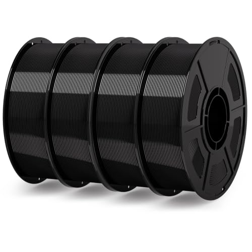 IEMAI High Speed PETG Filament Bundle 4KG Black 600MM/S for Bambu