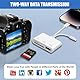 Flintronic 3 in 1 Speicherkartenleser, SD Kartenleser USB C SD Card Reader, Kartenlesegerät mit Micro SD/SD/USB OTG Adapter, Lightning & USB C SD Kartenleser, SD-Karten Adapter für iPhone/iPad/MacBook