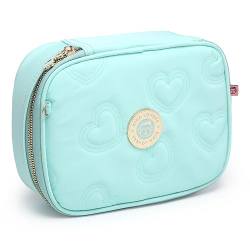 Estojo KIKA Box Organizador Grande Feminino Menina Escolar (Verde)