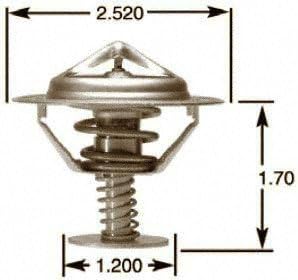 Stant OE Type Thermostat, Stainless Steel