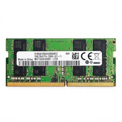 Image of 16GB DDR4 SO-DIMM Samsung Laptop RAM, 2Rx8, 2666MHz Speed, M471A2K43DB1-CTD