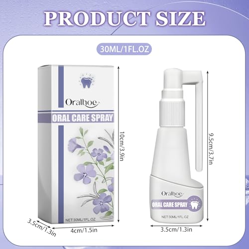 Nelkenöl Mundpflege Spray,Tragbares Nelkenöl Zahnschmerzen Sprays,Natürliche Zahnstein Mundspray,Lindern schmerzhaftes Zahnfleisch Schwellung Karies,Schützt die Mundhygiene und Mundpflege – Bild 3
