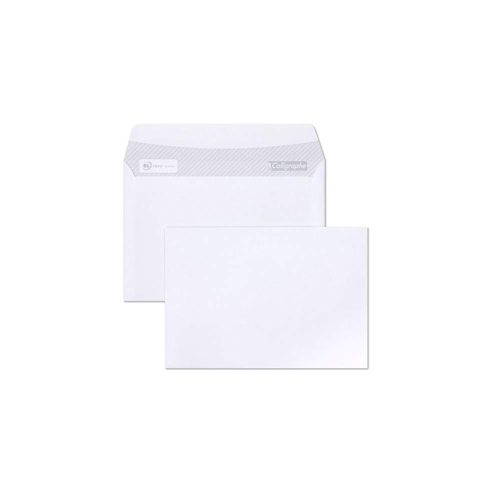 Paquet De 100 Enveloppes Blanches C6 (114x162 Mm) Auto-adhésives Clairefontaine - Neuf Pour Bureau Ou Envois