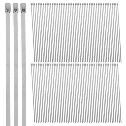 Bridas metálicas de acero inoxidable WOONEKY para cables y tuberías de techos 2