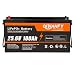 Qidianfy 24V 100Ah LiFePO4 Battery, Bulit-in 100A BMS Protect, Max 2560Wh Energy, 4000+ Deep Cycle Rechargeable Lithium Battery for RV, Solar System, Camping, Marine, Off-Grid