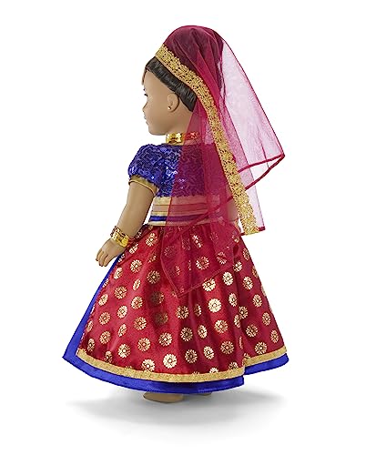 American Girl Girl of The Year Kavi Sharma 18-inch Doll Bollywood Dance Costume Featuring 10+ Pieces for Ages 8+ (Dolls Sold Separately)