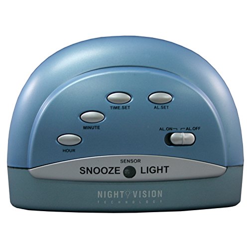 Equity By La Crosse Super Glow Backlight 30330 Digital Alarm Clock With Night Vision Technology, Blue, 4.75 #TOP1
