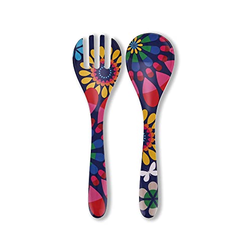 French Bull Salad Server 2 Piece Set - Melamine Dinnerware - 13 - Outdoor, Party, Utensils - Festival