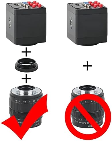 顕微鏡観察 108.0p IMX307.デジタル工業用ビデオ顕微鏡カメラ距離35mm