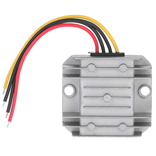 Inversor regulador convertidor de Potencia Elevador de 12 V a 24 V CC - Transformador de Voltaje Impermeable de 3 A con Carcasa de aleación de Aluminio para Sistemas solares y de
