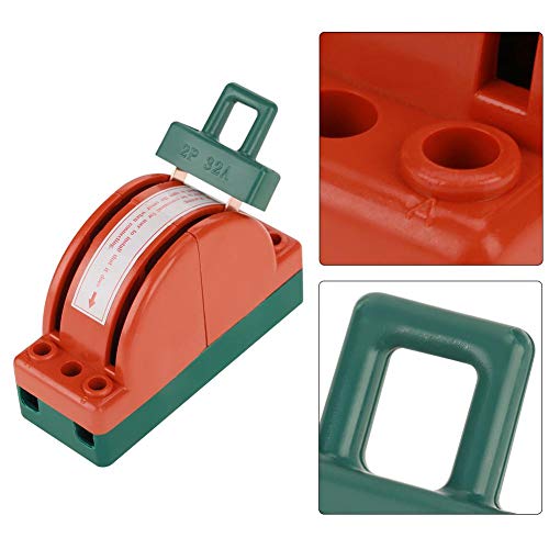 Acogedor 2Pcs Knife Safety Disconnect Switches£¬32A Ac220V 2 Pole Double Throw Knife Switch£¬With 2 X Screw£¬Applicable Circuit: Household Circuit #TOP29