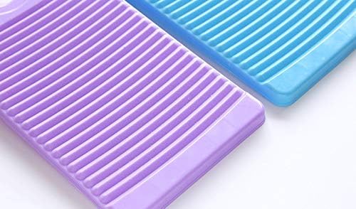 Miniatura 9 de MAOYE - Mini tabla de lavar de plástico para niños, camisas, ropa, color morado lima