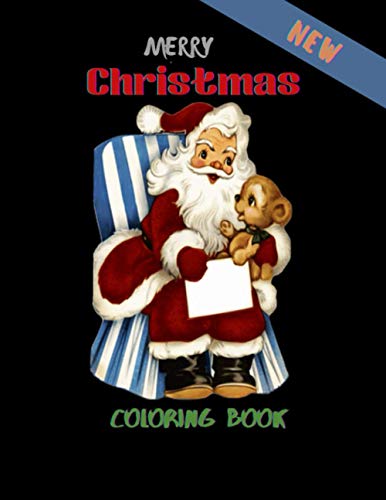 NEW MERRY CHRISTMAS COLORING BOOK: A beautiful coloring book with Christmas designs With 100 Pages