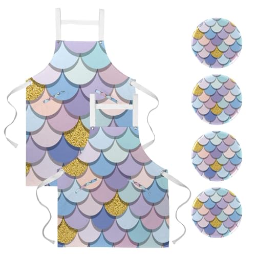 Tablier de serveuse anti-taches pour le nettoyage de la maison et bar