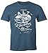 Produktbild MoonWorks Herren Geschenk T-Shirt zum Geburtstag Ich Bin Nicht alt Ich Bin EIN Klassiker Auto Retro Oldtimer Spruch 30-90 Jahre 80 Denim L