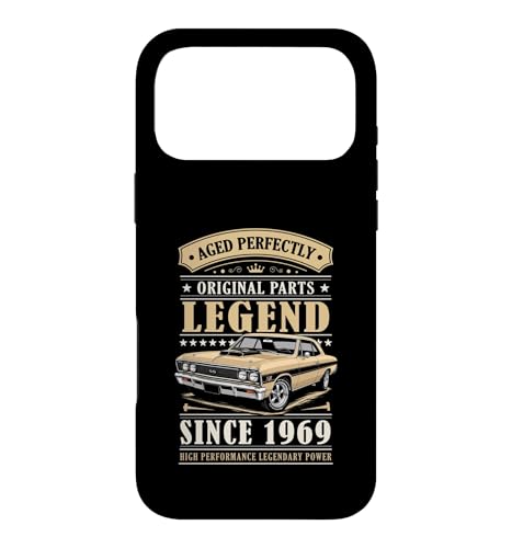 Legend Since 1969 Birthday Classic Car For Men Born in 1969 �X�}�z�P�[�X iPhone 17 Pro Max �p