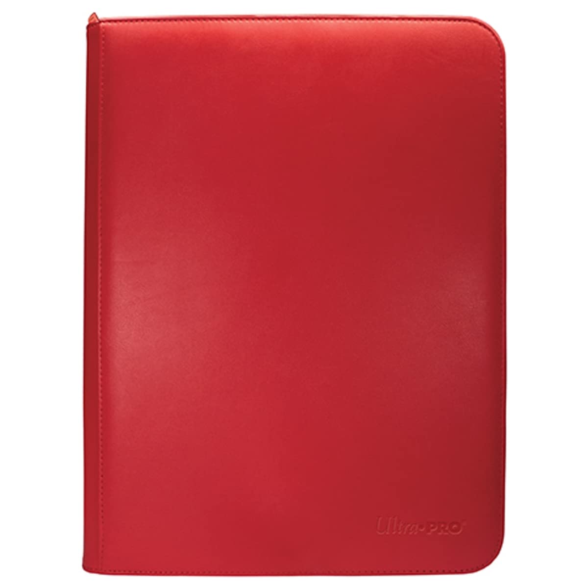 Carpeta con cremallera ultra pro 9 bolsillos rojo
