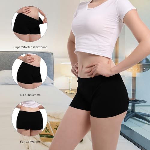 Seamless Boyshort Underwear For Women Nylon Spandex Boyshorts Panties Soft Stretch Boy Shorts Underwear MultiPack3