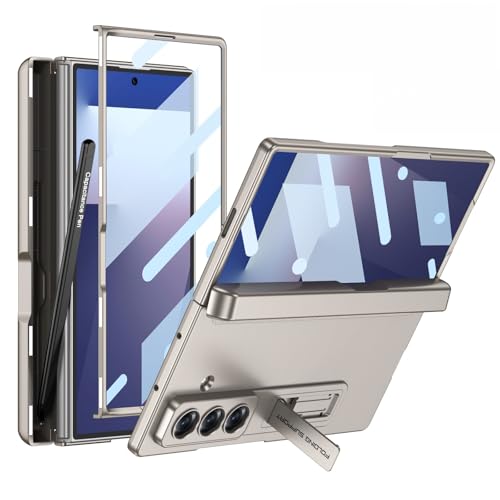 Étui antichoc pour Samsung Galaxy Z Fold7 avec protection écran et béquille
