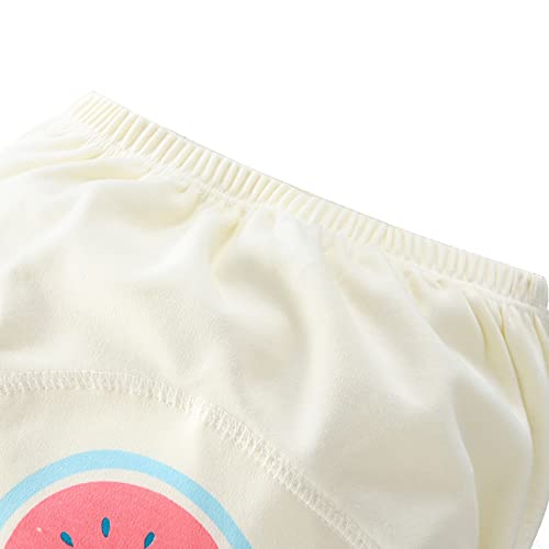 Image of Unisex Potty Underwear Cotton Toddler Boys and Girls Pee Training Underpants Waterproof Reusable Pants 6-Pack