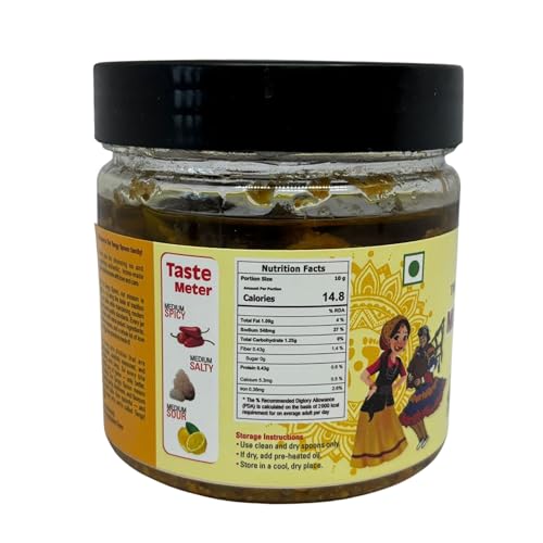 Image of The Tangy Spoon Mixed Pickle 400g | Mix Veg Achar | Spicy & Tangy Indian Mixed Achar | Mango Lime Chilli Ginger Carrot Pickle | Traditional Homemade Style Achaar | Grandmother Swad I