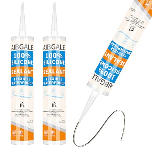 2 Pack RTV Silver Silicone Sealant, All-Purpose 100%