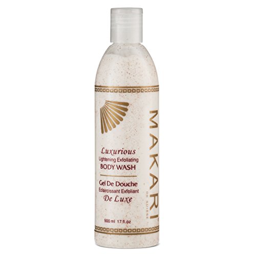 Makari Classic Luxurious Exfoliating Body Wash 17 fl.oz – Face & Body Cleanser With Mulberry Root Extract & Exfoliating Micro Crystals – Brightening Treatment for Dark Spots & Acne Scars