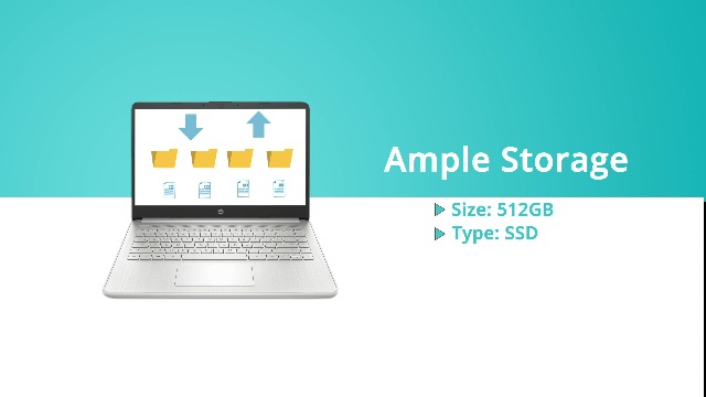 HP Laptop 14s, AMD Ryzen 5 5500U, 14-inch (35.6 cm), FHD, 8GB DDR4