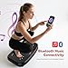 Vibration Plate Exercise Machine Weight Loss, Full Body Workout Vibration Plate Lymphatic Drainage,199 Adjustable Speeds Power Shaping Vibrating Plate Built-in Bluetooth Speaker For Whole Body Workout