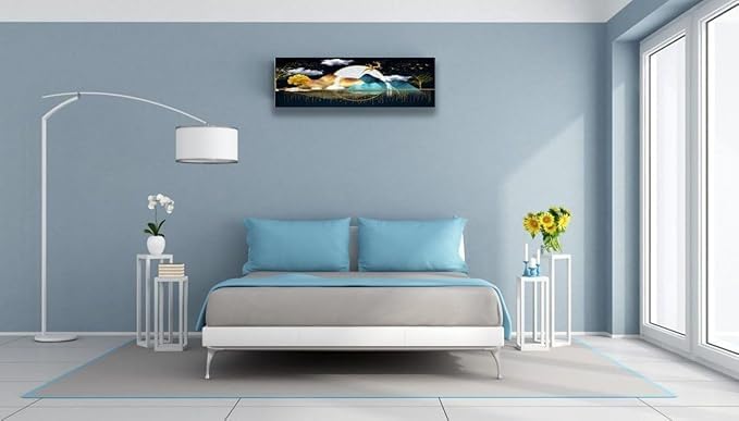 Diwali Offer Buy Now Ameedarshan Golden Sunset Printed Air Conditioning Dust