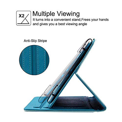 Universal Case For 6.5-7.5 Inch Tablet, Newshine Pu Leather Stand Folio Case For Samsung Galaxy Tab 7.0, Amazon Kindle Fire 7 (2015/2017) And All 6.5-7.5" Tablet Models - Yellow Unicorn #TOP7