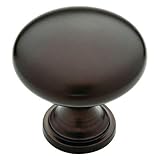 Laurey 54666-25 Danica Oil Rubbed Bronze Cabinet Hardware Knob, 25 Piece