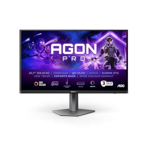 AOC AG276QZD2 écran gaming 26,5" QD-OLED QHD 240Hz - photo 3