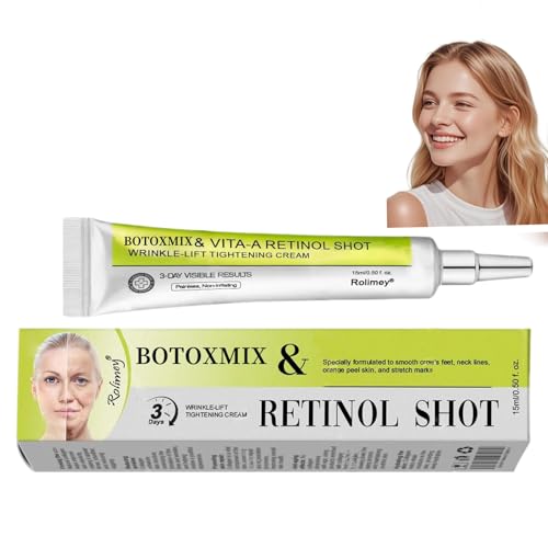 YOOJ Botoxmix & Vita-A Retinol Shot Wrinkle-Lift Tightening Cream Vita A Retinal Shot Tightening Booster - Pore Minimizer Wrinkles & Fine Lines for All Skin