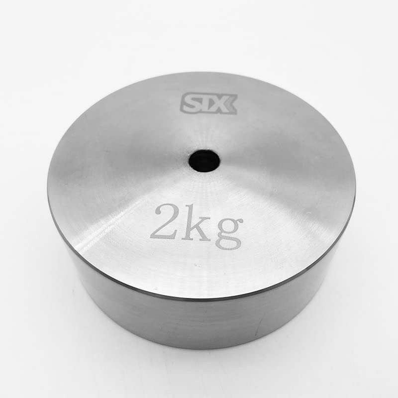 Bloque de peso estándar M1, 1 kg, 2 kg, 3 kg, 500 g, 100 g, acero inoxidable, método de calibración circular (color: 500 g)