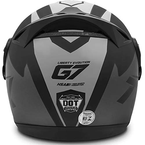 Pro Tork Capacete Evolution G7 56 Preto/Cinza