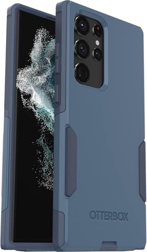 OtterBox Galaxy S22 Ultra Commuter Series Case - ROCK SKIP WAY, slim & tough, pocket-friendly, with...
