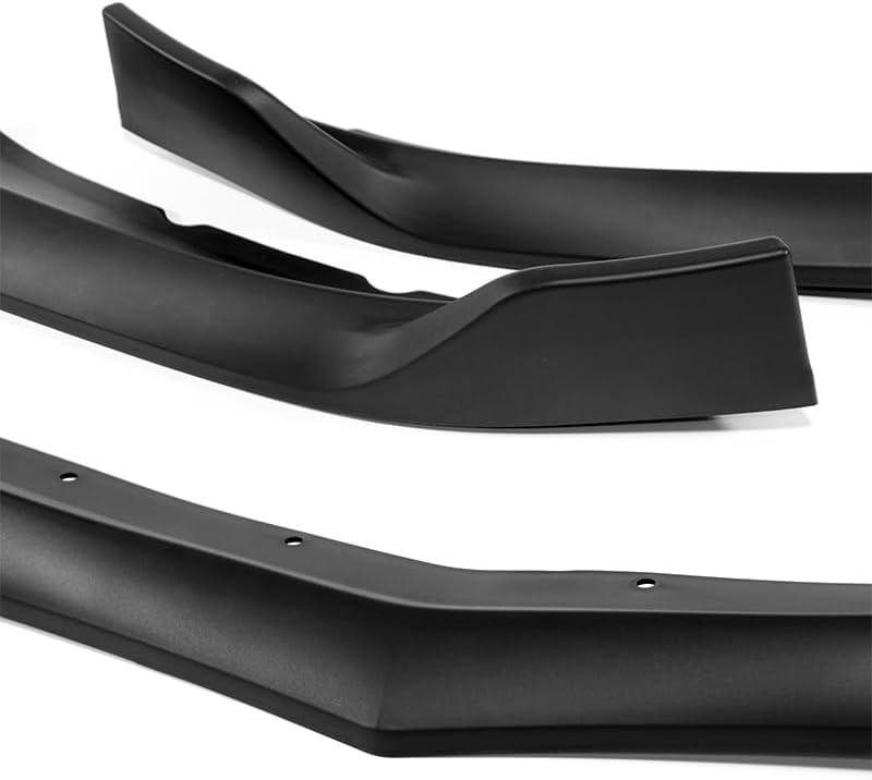 STAY TUNED PERFORMANCE ABS Material GT-Style Front Bumper Lip Body Kit Spoiler Splitter Compatible with 2013 2014 Cadillac ATS (Matt Black)