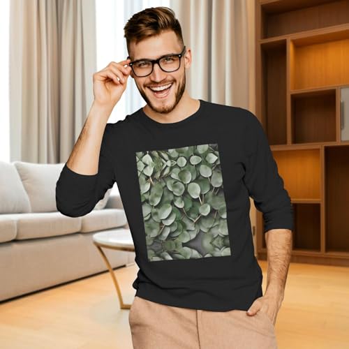 Chemise tendance classique EdWal homme manches longues eucalyptus