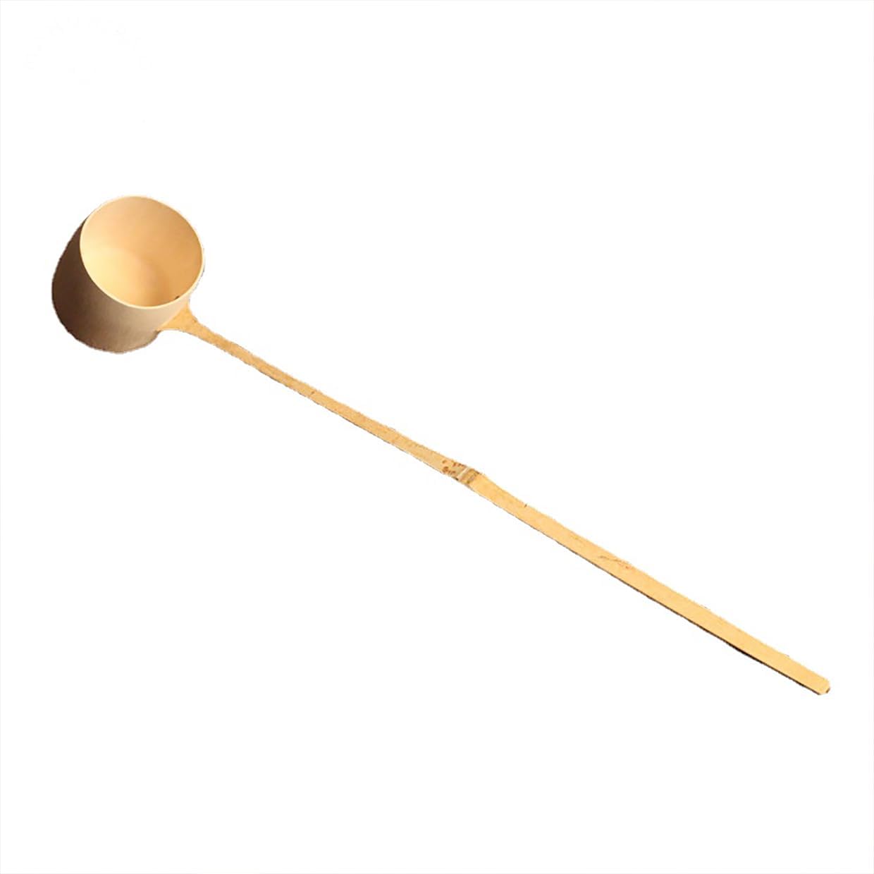 Bamboo Water Scoop - 6 Packs, Extended Long Handle Dipper for Tea Ceremony, Sauna & Garden, Traditional Handcrafted Ladle for Watering Plants (13-14.17 Inch)
