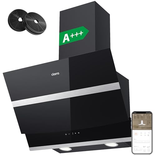 CIARRA ASB6736N Campana Extractora 60 cm 650 m³/h A+++ Touch Control Campana Extractora con Filtro...