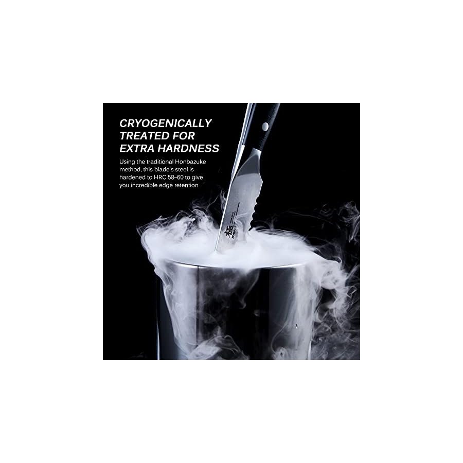 KYOKU-Serrated-Bread-Knife-8-Shogun-Series-Japanese-VG10-Steel-Core-Damascus-Blade-with-Sheath-Case KYOKU Serrated Bread Knife - 8" - Shogun Series - Japanese VG10 Steel Core Damascus Blade - with Sheath & Case