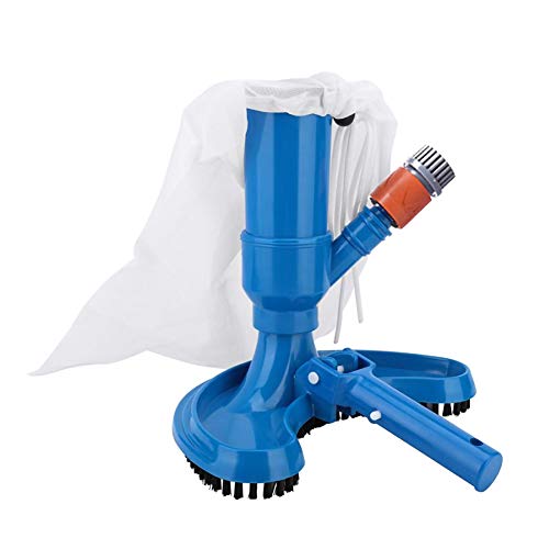 JUST N1 Swimming Pool Vacuum Cleaner Kit Pool Vacuum Heads Underwater Vacuum Brush Cleaner Portable Cleaning Tool for Cleaning Small Swimming Pool, Spa, Jacuzzi, Fountain