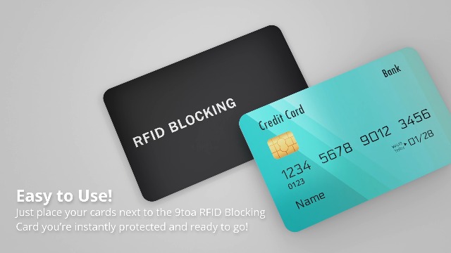 Amazon.com: 9toa 5 Pack RFID Blocking Card Contactless NFC Credit
