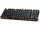CHONCHOW Gaming TKL Mechanical Keyboard LED Backlit Tenkeyless Compact