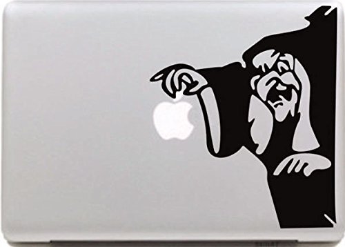Elegante Vinile Decal Sticker Adesivo Nero per Apple MacBook Pro/Air 13" 15" - Elefante