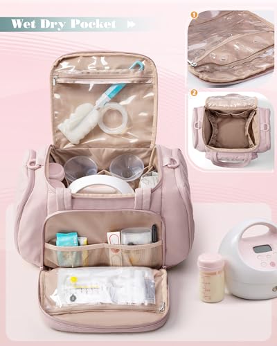 Marscamd Quilted Breast Pump Bag