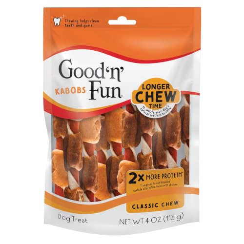 Good 'n' Fun Kabobs Long-Lasting Dog Treat...
