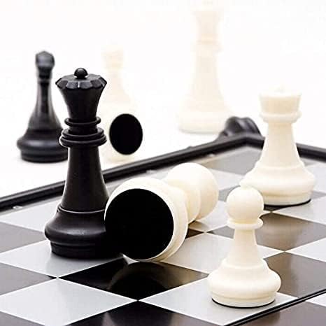 Magnetic Travel Chess Set 9.84" with Folding Chess Board Educational Toys for Kids and Adults