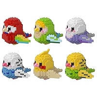 Lot De 6 Mini Blocs De Construction LULUFUN Chats – Modèles Mignons En ABS, Décoration Maison Et Cadeau Ado/adulte